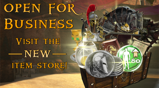 The NEW Item Store: Open for Business!