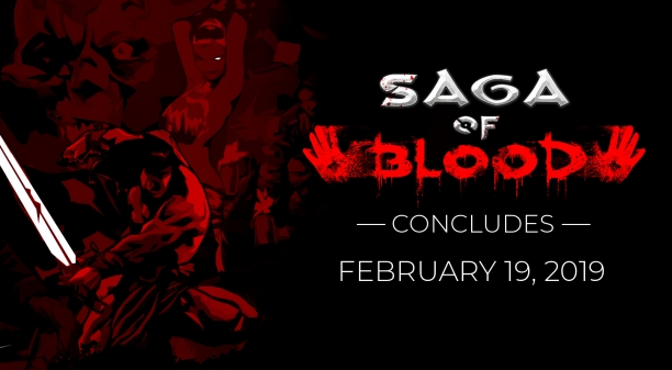 Saga of Blood Ends February 19: FAQ & Info