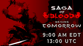 Saga of Blood Launch Time